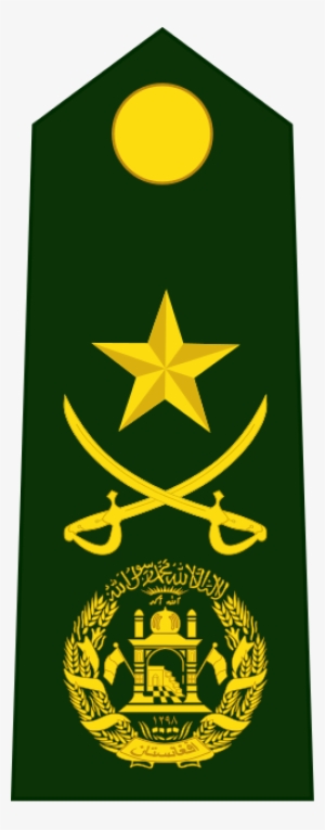 Afghan National Army Insignia - Flag Of Afghanistan