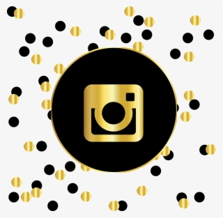 Instagram, Social Media, Icons, Website, Symbol, Circle - Instagram Logo Black And Gold