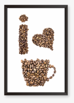 I L C - Coffee Heart Sticker (rectangle)