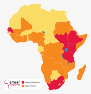Map Of Amref Health Africa Programmes - Liberia In Africa Map