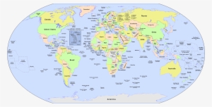 Political Map - Country Name World Map