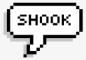 Freetoedit Pixel Text Funny Shook Tumblr Emotions Relat - Ship It Tumblr Sticker