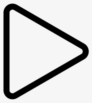 Play Symbol Vector - Vector Triangle Outline