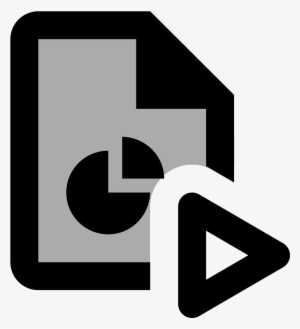 Play Pie Chart Report Icon - Sign