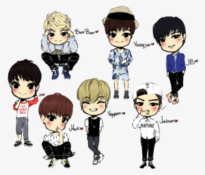 Image Royalty Free Kpop Chibi - Got 7 Chibi