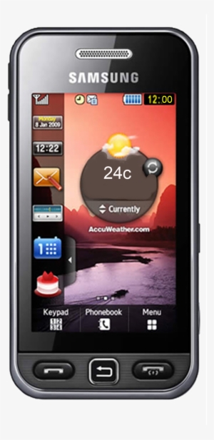 Samsung Mobile Phone Png Pic - Samsung Star