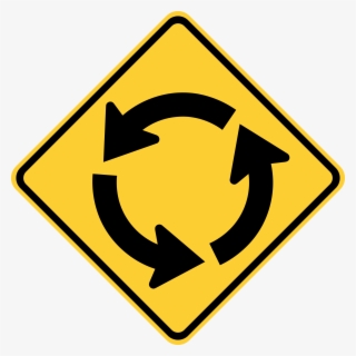 File - Mutcd W2-6 - Svg - Roundabout Sign