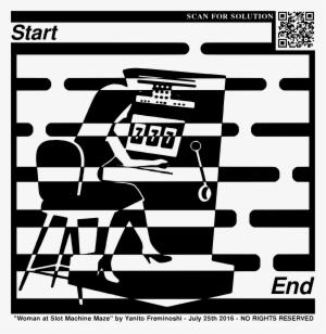 This Free Icons Png Design Of Maze Of Woman Playing