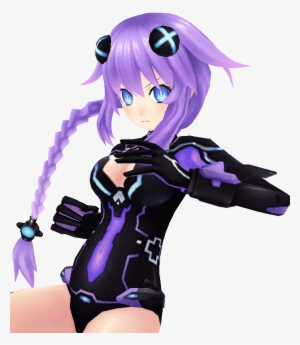 Purple Heart Pose By Heroslight-d5u3cl7 - Neptunia Purple Heart Png