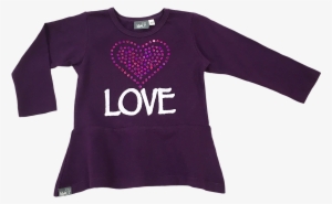 Purple Heart Top - Long-sleeved T-shirt