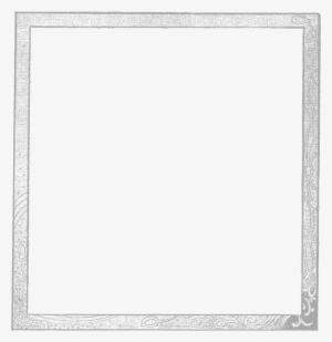 Digital Frame Clip Art Gray Scale - Simple Page Border For Word