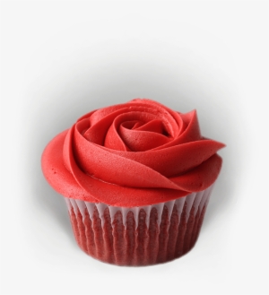 Dozen Red Rose Cupcake Box - Cup Cake And Flower