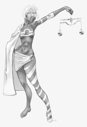 Zodiac - Black Libra Art