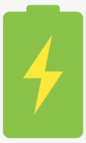 Charging Battery Icon - Flat Battery Icon Png