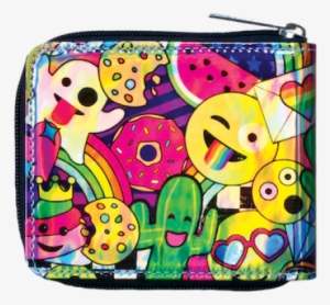 Emoji Party Wallet Girl Iscream Emoji Party Wallet - Coin Purse