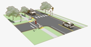 Clip Art Download Rural Design Guide - Sidewalks Png