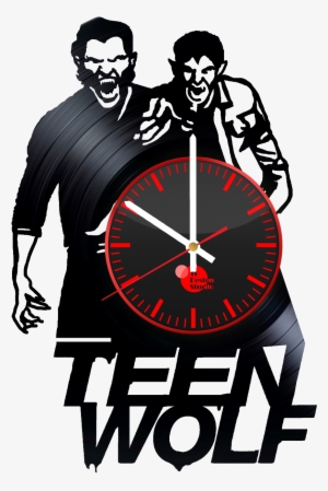 Teen Wolf Handmade Vinyl Record Wall Clock Fan Gift - Vinyl Clock Teen Wolf