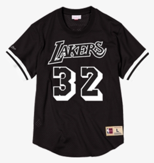 Los Angeles Lakers Magic Johnson Mesh Crew Neck Jersey - Junior Wells T Shirt