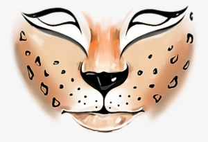 Tiger Facepaint Face Paint Makeup Oilpaint Animal Carto - Tiger Facepaint
