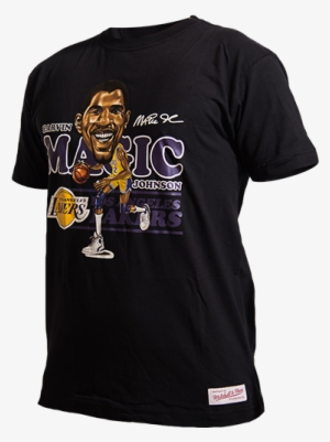 Mitchell & Ness Caricature Los Angeles Lakers Magic - T-shirt