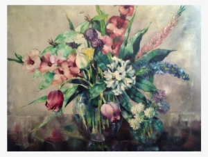 Ann Cochran [ -1968] California/new York Painter Flowers - Bouquet