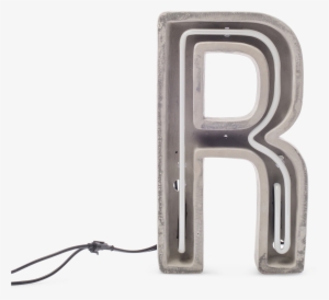 Alphacrete, Concrete Neon Light R-0 - R In Neon Light Png