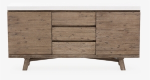 Image For Solid Acacia Buffet With White Concrete Top - Coffee Table