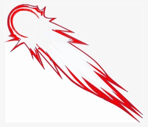 Clip Art Clipart Meteors Clip Art - Red Comet Clip Art