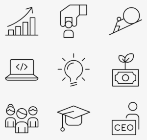 Light Bulb Icons - Illustration