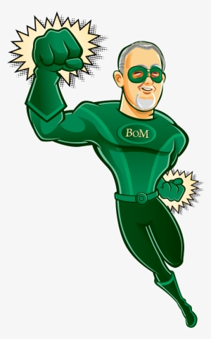 Green Crunch Crusader - Cartoon