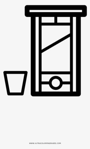 Guillotine Coloring Page - Coloring Book