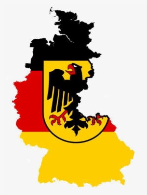 West Germany - West Germany Flag Map