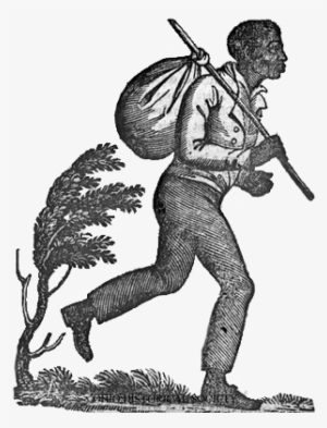 The Anti Slavery Record July 1837 Published By - Runaway Slave Drawing