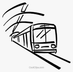 Subway Train Royalty Free Vector Clip Art Illustration - U Bahn Clipart