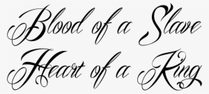 Blood Of A Slave, Heart Of A King - Blossom T Tile Coaster