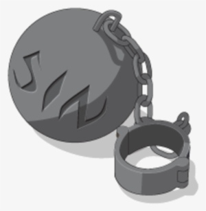 Slave Chains Png - Ball And Chain Clip Art