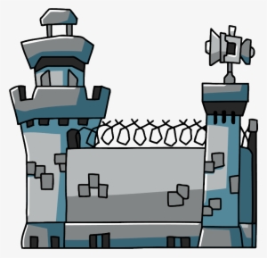 Svg Black And White Download Prison - Prison Building Clipart
