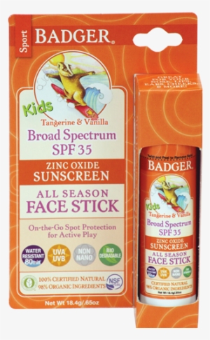 Badger Kids Sport Sunscreen Face Stick - Badger Balm Kids Face Stick