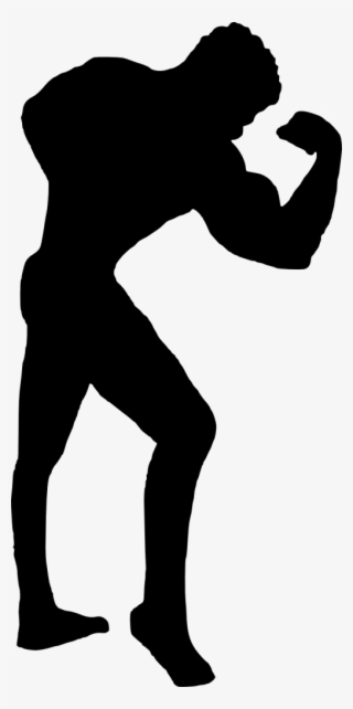 Free Png Muscle Man Bodybuilder Silhouette Png Images - Muscle Silhouette Png