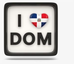 Illustration Of Flag Of Dominican Republic - Love Republica Dominicana