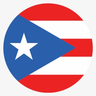 Puerto Rico Flag Knob Sticker - Puerto Rico Map Png