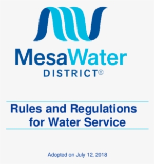 Rules & Regulations For Water Service Thumbnail - Mesa Water