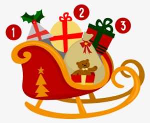 Sleigh Clipart Present - Sleigh And Presents