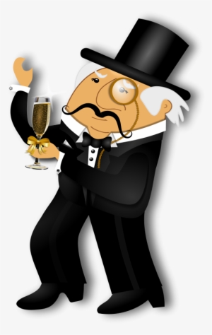 Free Clipart Distinguished Dancing - British Gentleman Clipart