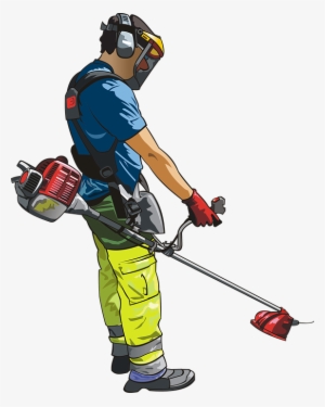 Gardening, Gardener, Trimmer, Débrouissaillage, Size - Jardinero Png