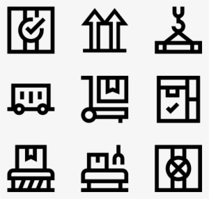 Logistics 25 Icons - Building Icon Pack Png