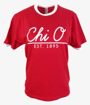 Chi Omega Red Ringer Tee - Bayern Munich Kit 2013 14