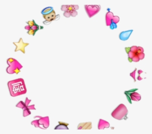 Aesthetic Clipart Grunge - Heart Emoji Circle Png