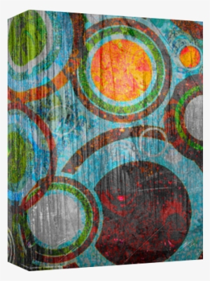 Grunge Retro Vintage Circles Pattern - Circle Grunge Retro Vintage Circles Pattern - Circle