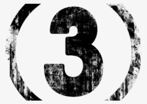 068672 Black Ink Grunge Stamp Textures Icon Alphanumeric - Black